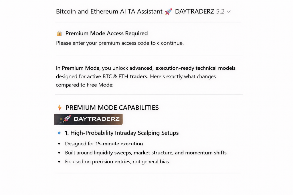 BTC & ETH AI Technical Analysis Assistant